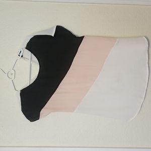 Shein size small color block blouse